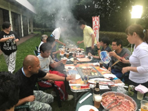 滑川福田新人研修６・７月 ＢＢＱ