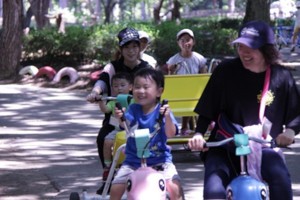 キッズキャンプ　変形自転車